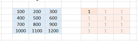 Excel Matrixformeln Fall 2a