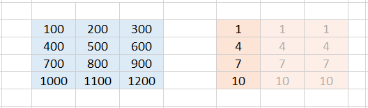 Excel Matrixformeln Fall 4a