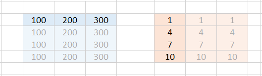 Excel Matrixformeln Fall 5a