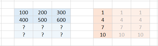 Excel Matrixformeln Fall 6a